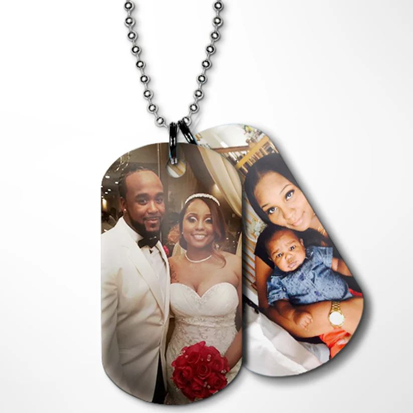 Colier metalic sublimare MILITARY